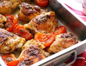 Poulet grillé à la moutarde