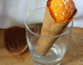 Sorbet minute mangue noix de coco