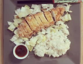 Chicken Katsu le poulet frit japonais