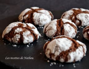 Craquelins au chocolat noir