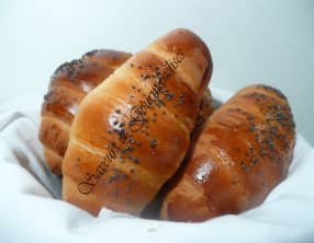 Croissants au chocolat noir