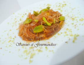 Vermicelles miellés à la libanaise