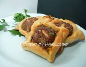 Petits pâtés libanais à la viande.