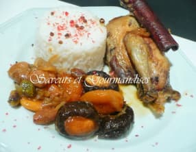 Pigeons façon Mille et une Nuits.