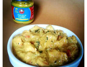 Poulet lait de coco et curry