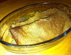 Crêpes farcies au poulet au curry