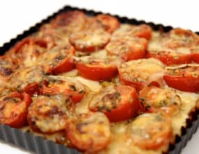 Tarte lentille tomate et brebis