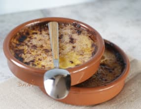 Crèmes brûlées à la rhubarbe