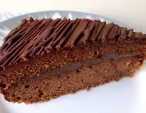 Gâteau au chocolat et à la crème de marrons