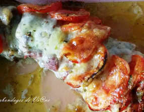 Mignon de porc au comté et tomates