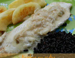 Filet de barbue au cidre