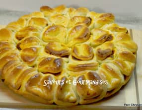 Pain Chrysanthème farci