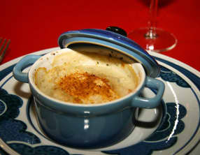 Mini cocotte du pêcheur sur fondue de fenouil