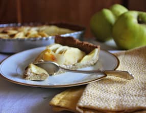 Tarte aux pommes et souchet
