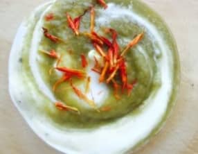 Tartare Saint Jacques Saumon au pistil de safran