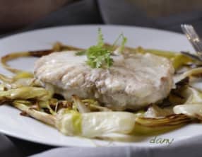 Darnes de lotte aux épices et à la vodka