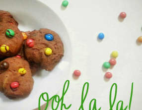 Cookies aux M&M’s crispy