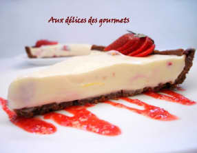 tarte crémeuse aux fraises