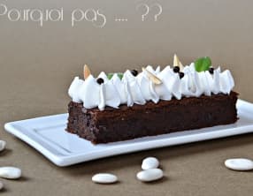 Brownies haricots Tarbais et chocolat