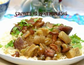 Ragoût d'agneau aux mini-champignons