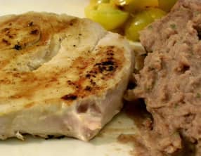 Purée de marrons au bouillon et au vin blanc