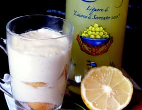 Tiramisu "très citron" au lemon curd maison et limoncello