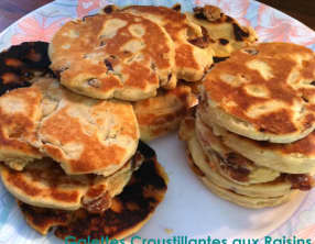 Galettes Croustillantes aux Raisins