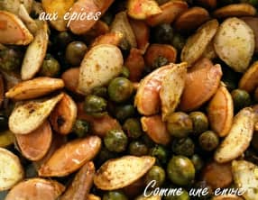 Graines et pois grillés pour l'apéro