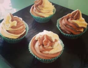 Cupcake vanille chocolat