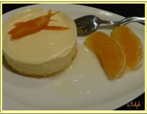 Entremets glacés à l'orange