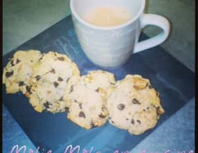 cookies chocolat pralin et noix