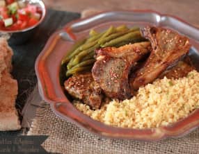 Côtelettes d’Agneau Moutarde et Gingembre