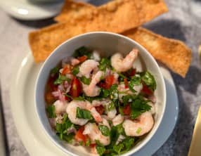 Ceviche de crevettes nordiques