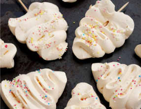 Meringues sapins de noël