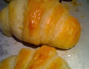 Croissants "light" à la confiture