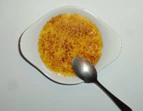 La crème brûlée vanille