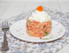 Tartare de saumon