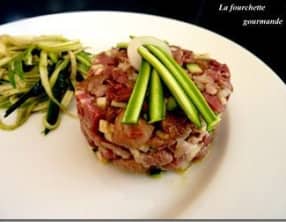 "Tartare" de canard et canard