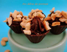 coupelles choco-cahuètes