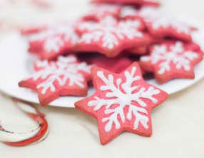 Gâteaux de Noël flocons