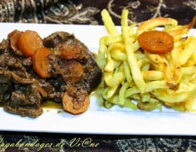 Sauté de cerf aux spaetzles