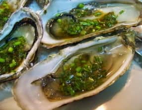 Huîtres à la japonaise