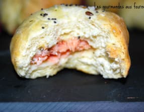 Bun's au saumon fumé