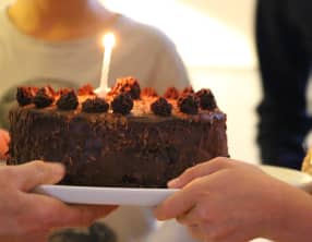 LE gâteau au chocolat