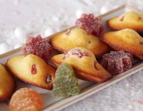 Madeleines aux pâtes de fruits