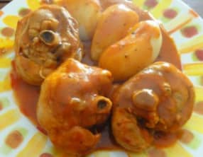 Osso-bucco de dinde à la tomate et au citron