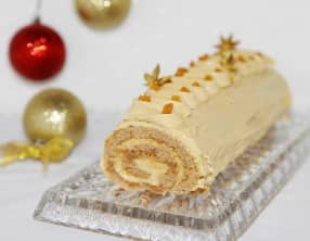 Bûche aux saveurs du pain d'épices