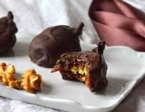 Bouchées de Figues aux Noix et au Chocolat