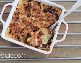 Gratin d'endives au bacon