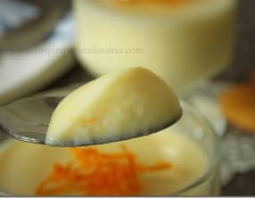 crèmes dessert à l'orange